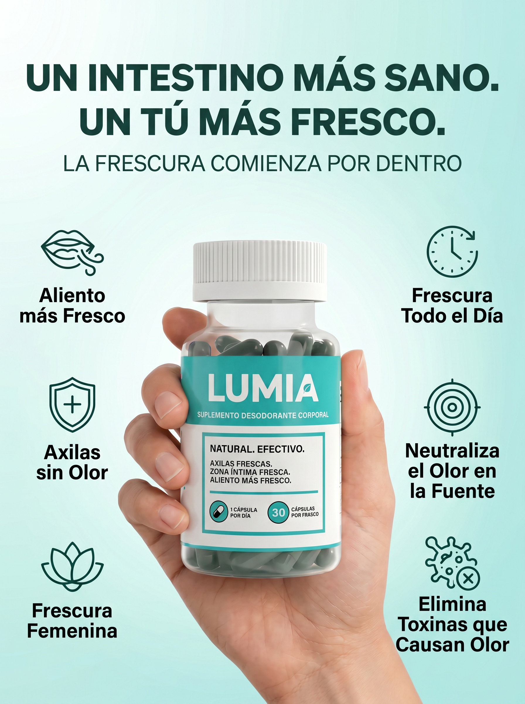 LUMIA™ Desodorante en Cápsulas