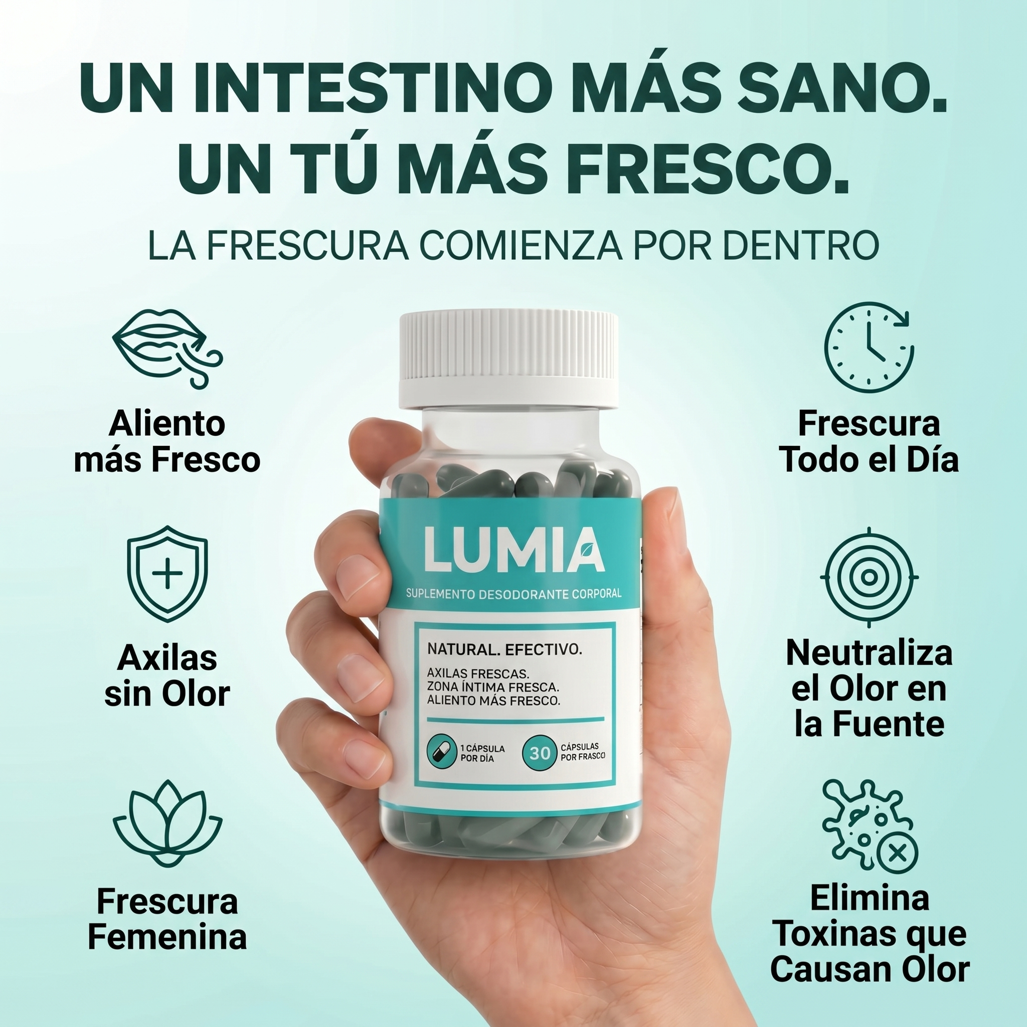 LUMIA™ Desodorante en Cápsulas